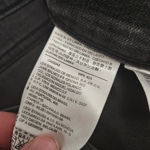 Levis 505 Black Straight Leg Jeans! - Picture 5 of 9